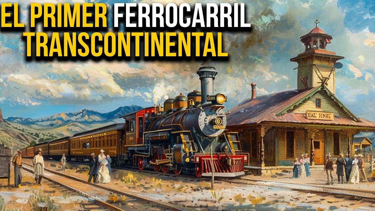 La construcción del ferrocarril transcontinental en Estados Unidos