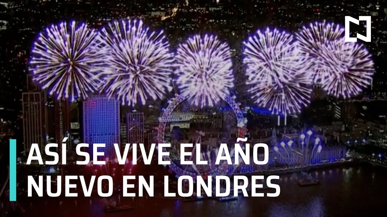 La Fiesta del Año Nuevo en Londres: Celebración y Fuegos Artificiales en la Capital