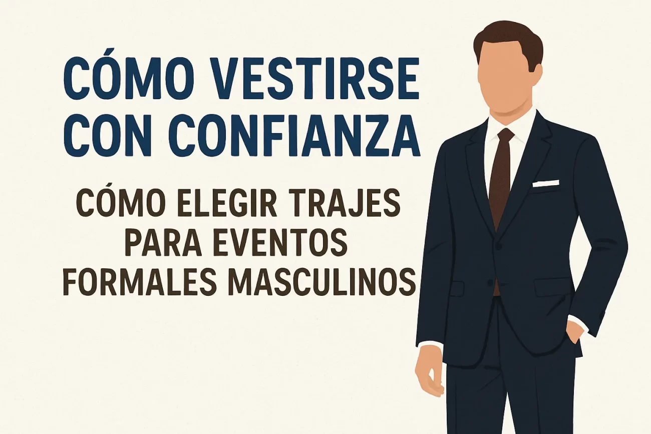 cómo vestirse con confianza usando Cómo elegir trajes para eventos formales masculinos