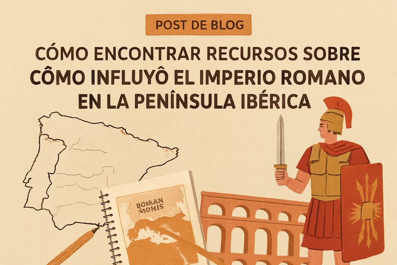 cómo encontrar recursos sobre Cómo influyó el Imperio Romano en la península ibérica