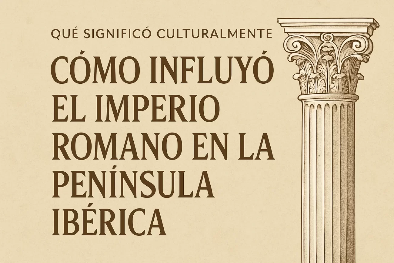 qué significó culturalmente Cómo influyó el Imperio Romano en la península ibérica