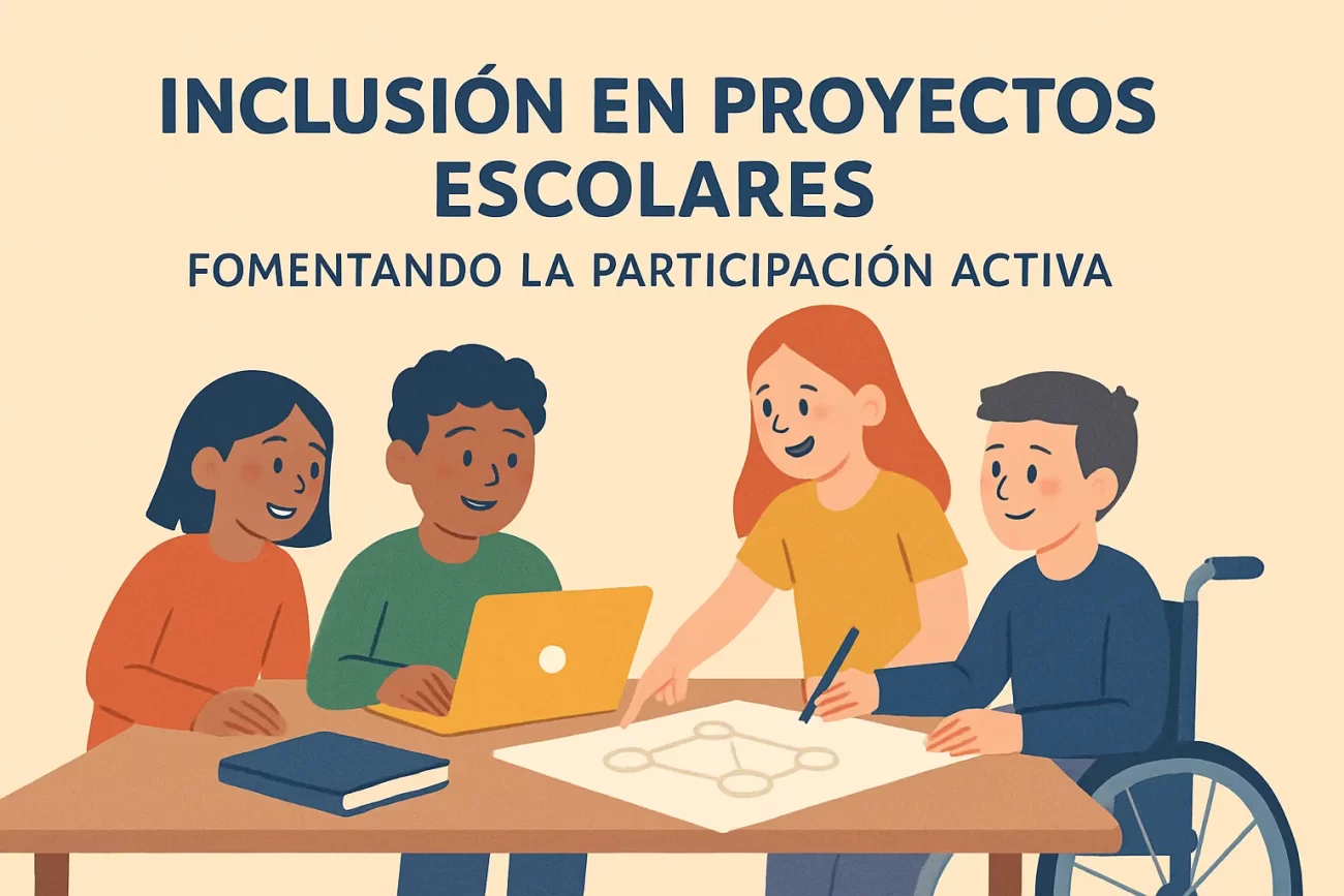 Inclusión en proyectos escolares: Fomentando la participación activa