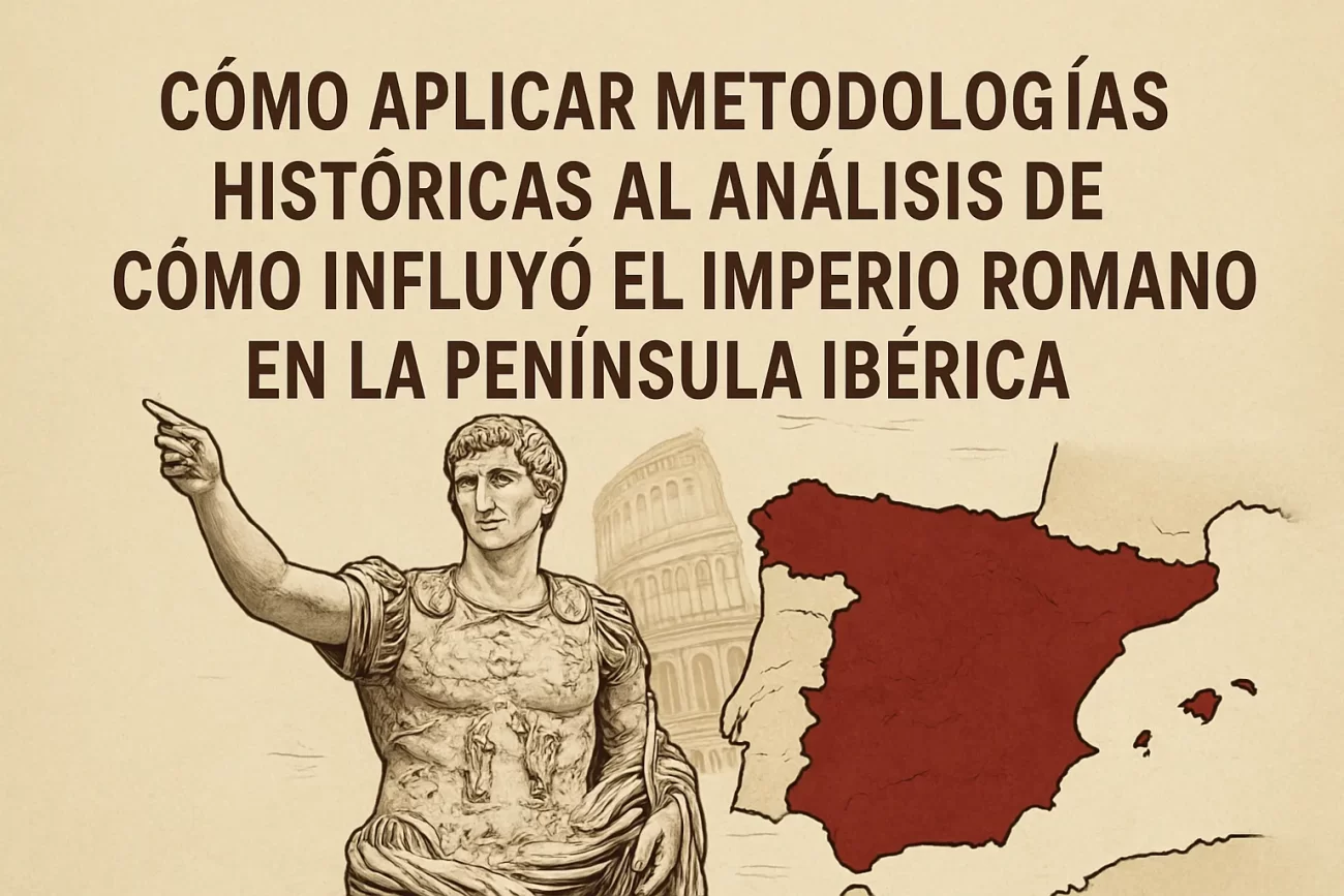cómo aplicar metodologías históricas al análisis de Cómo influyó el Imperio Romano en la península ibérica