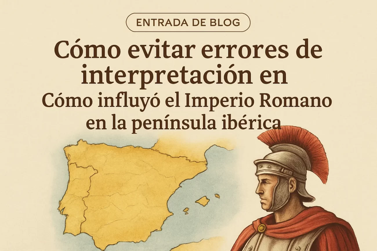cómo evitar errores de interpretación en Cómo influyó el Imperio Romano en la península ibérica