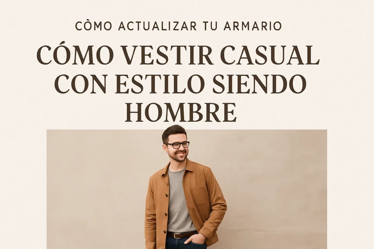 cómo actualizar tu armario con Cómo vestir casual con estilo siendo hombre