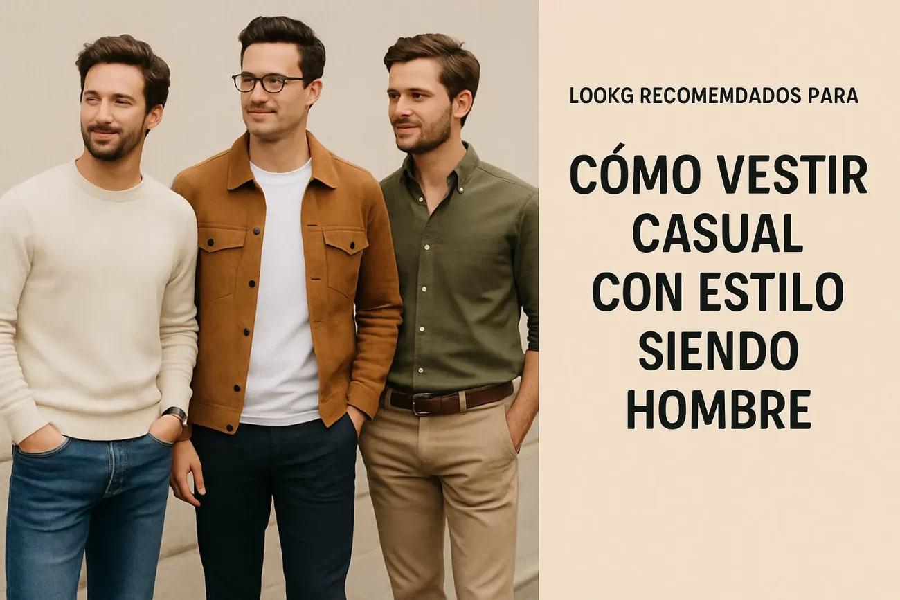 looks recomendados para Cómo vestir casual con estilo siendo hombre