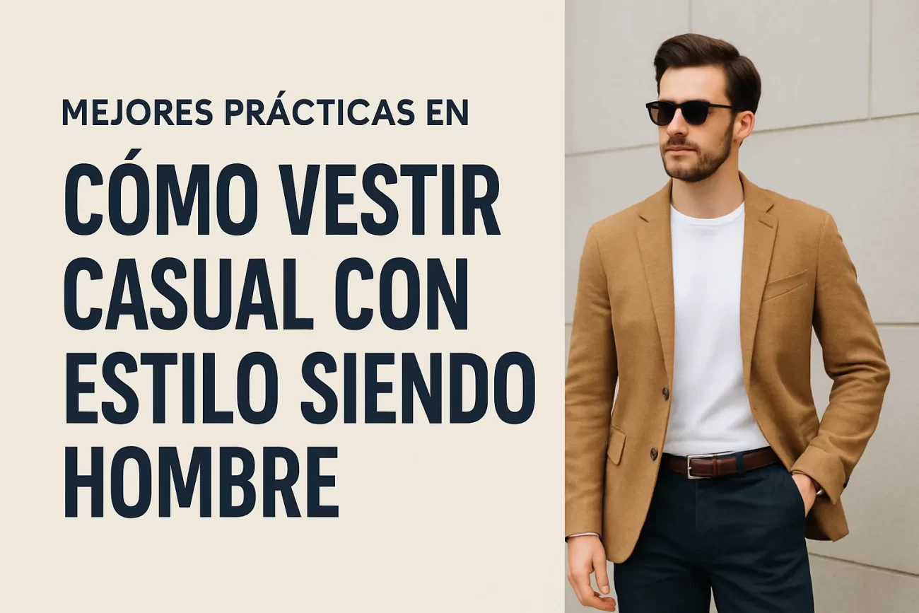 mejores prácticas en Cómo vestir casual con estilo siendo hombre