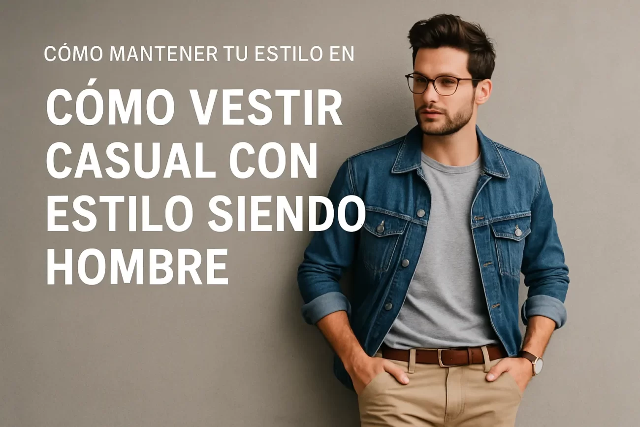 cómo mantener tu estilo en Cómo vestir casual con estilo siendo hombre