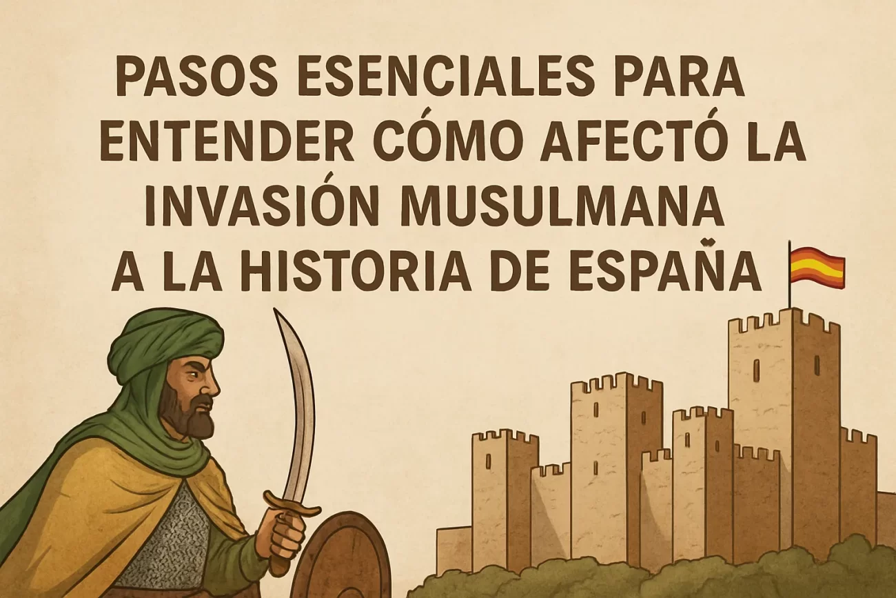 pasos esenciales para entender Cómo afectó la invasión musulmana a la historia de España