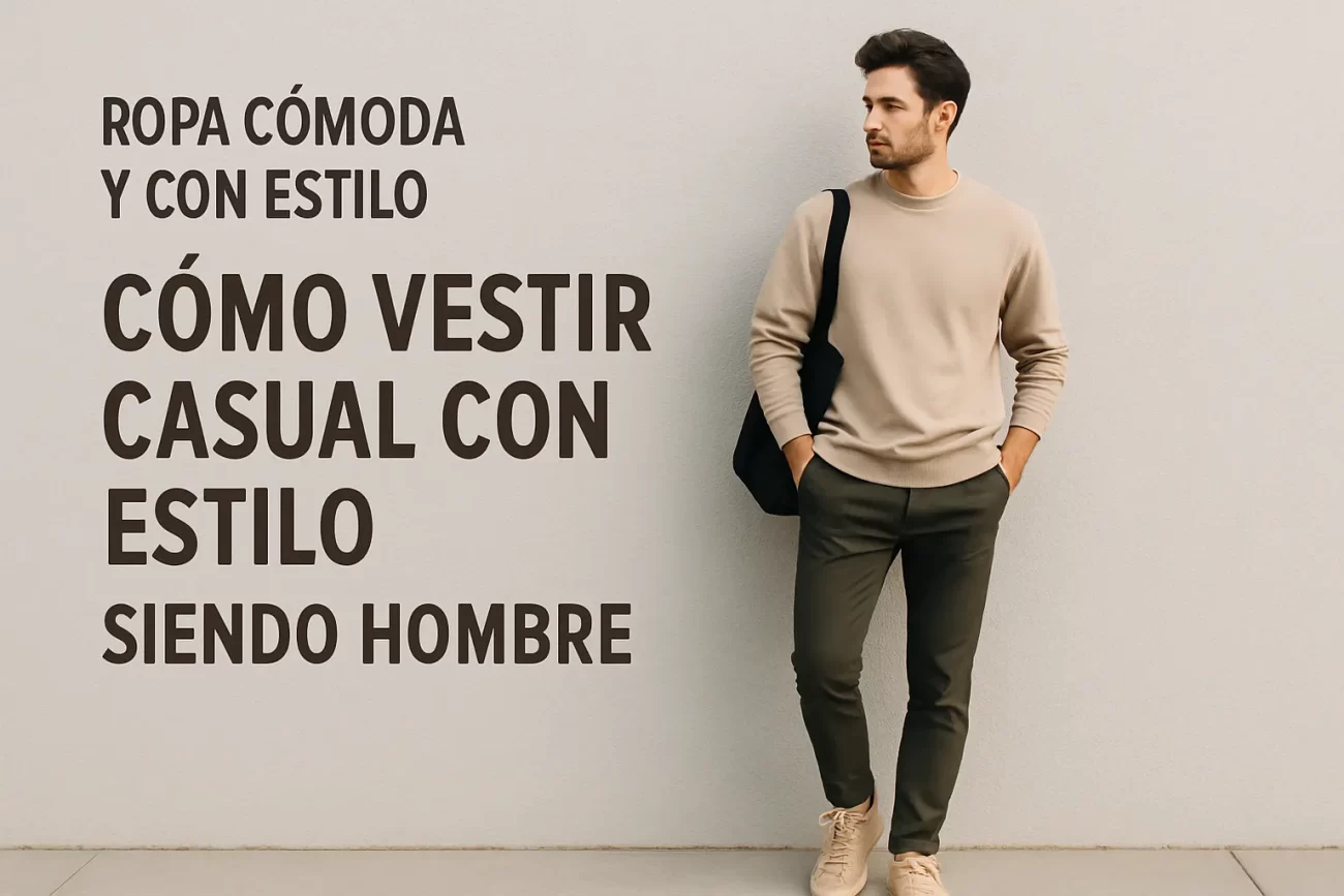 ropa cómoda y con estilo para Cómo vestir casual con estilo siendo hombre