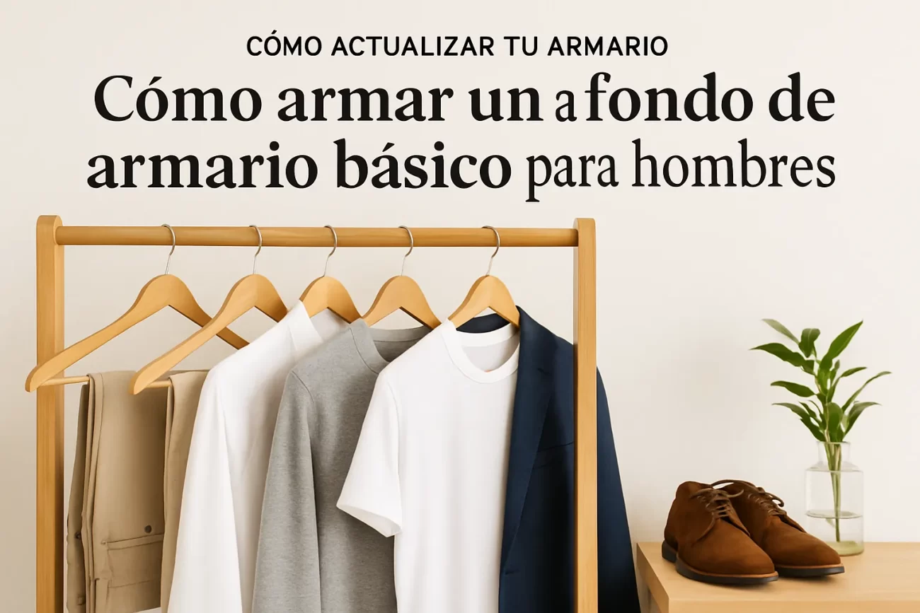 cómo actualizar tu armario con Cómo armar un fondo de armario básico para hombres