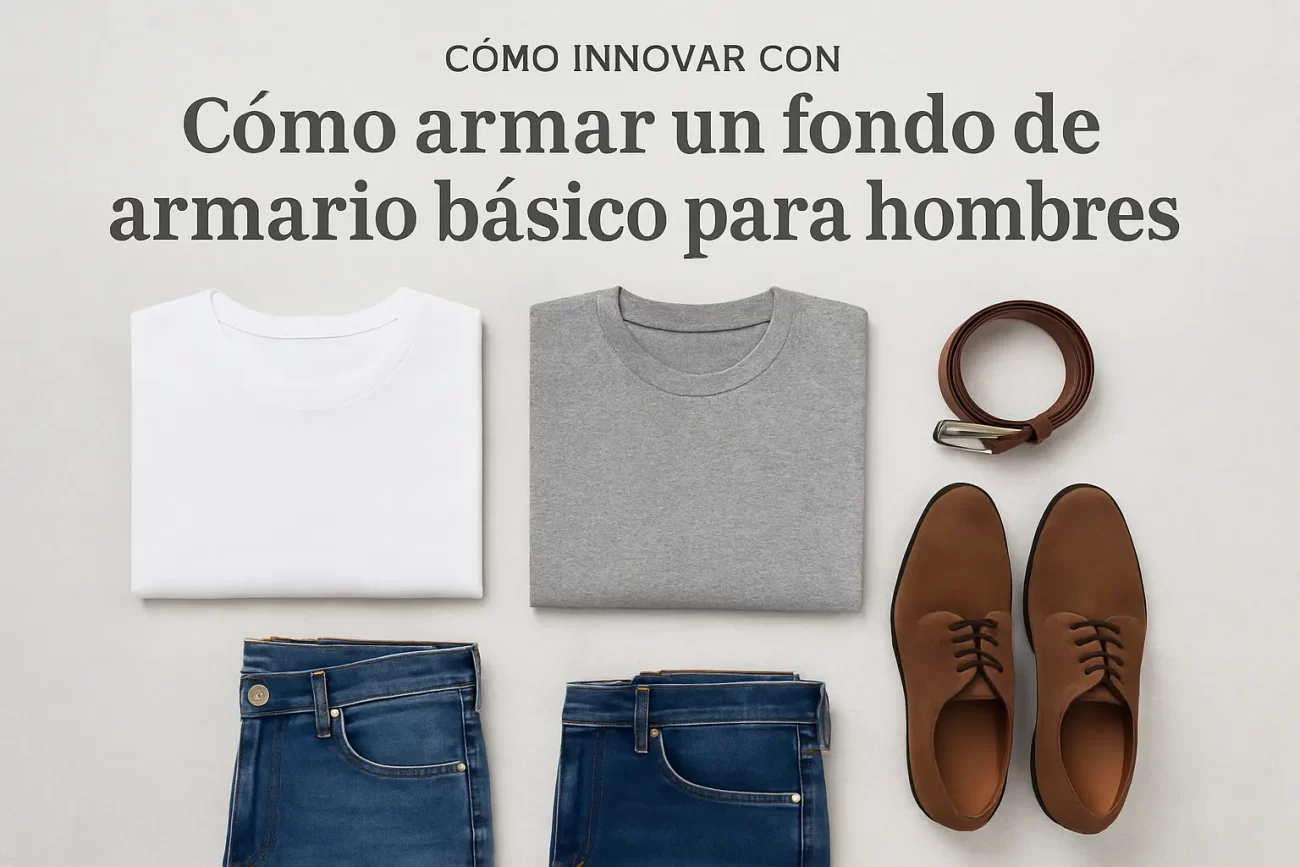 cómo innovar con Cómo armar un fondo de armario básico para hombres