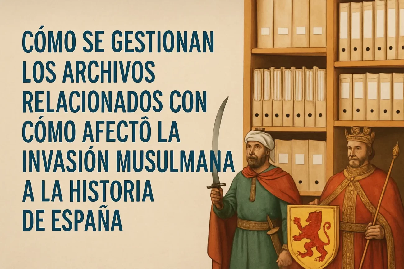 cómo se gestionan los archivos relacionados con Cómo afectó la invasión musulmana a la historia de España