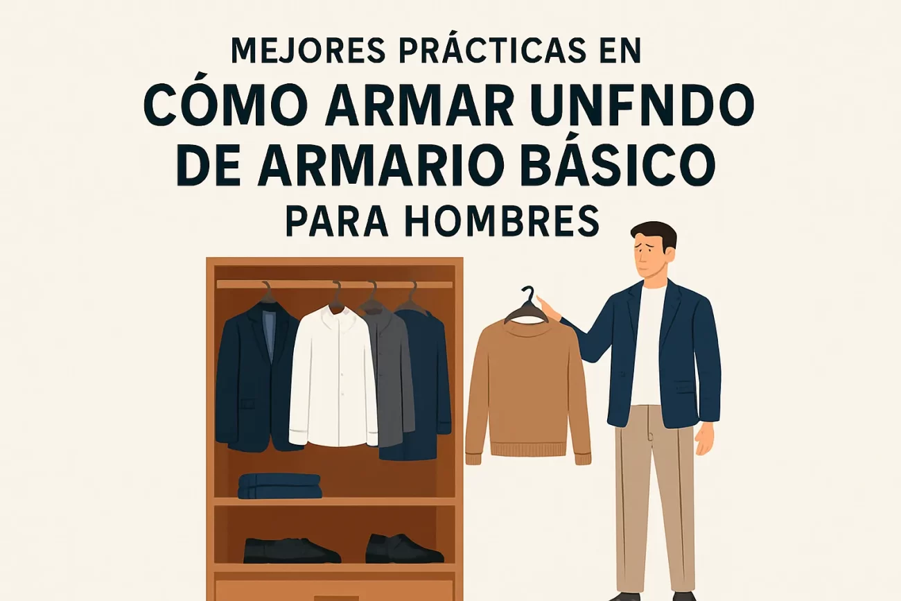 mejores prácticas en Cómo armar un fondo de armario básico para hombres