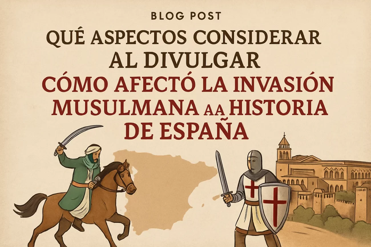 qué aspectos considerar al divulgar Cómo afectó la invasión musulmana a la historia de España