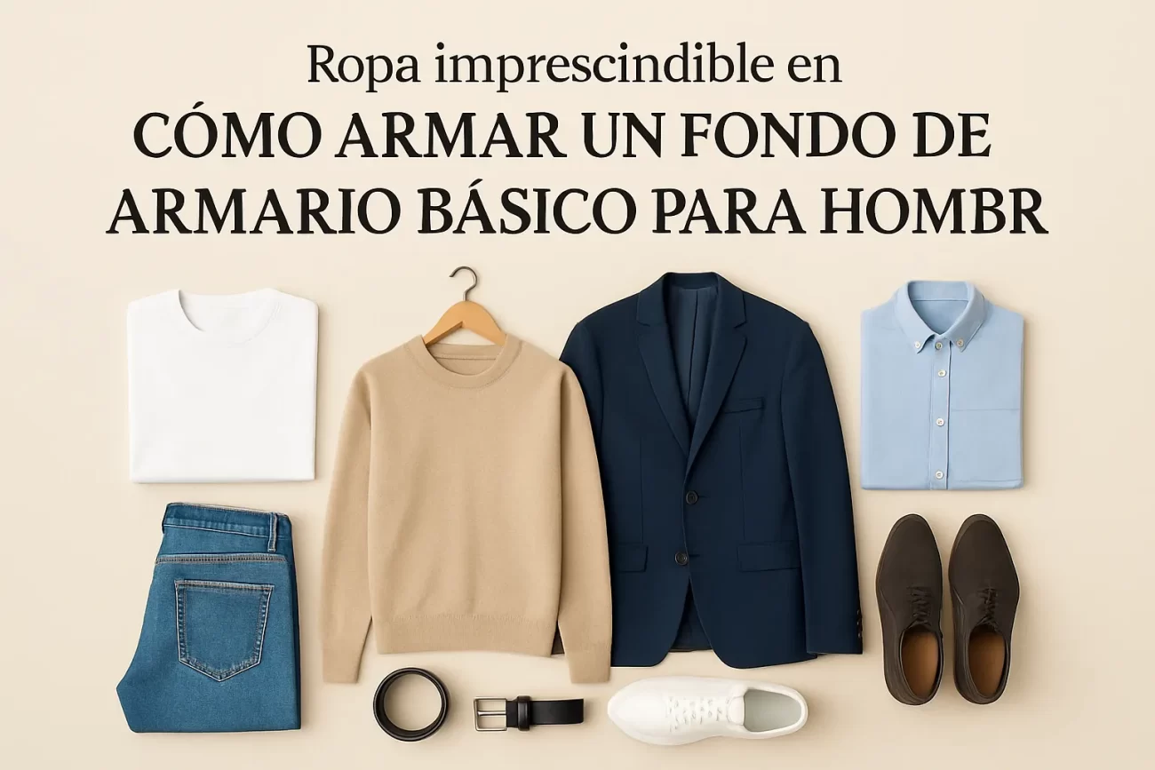 ropa imprescindible en Cómo armar un fondo de armario básico para hombres
