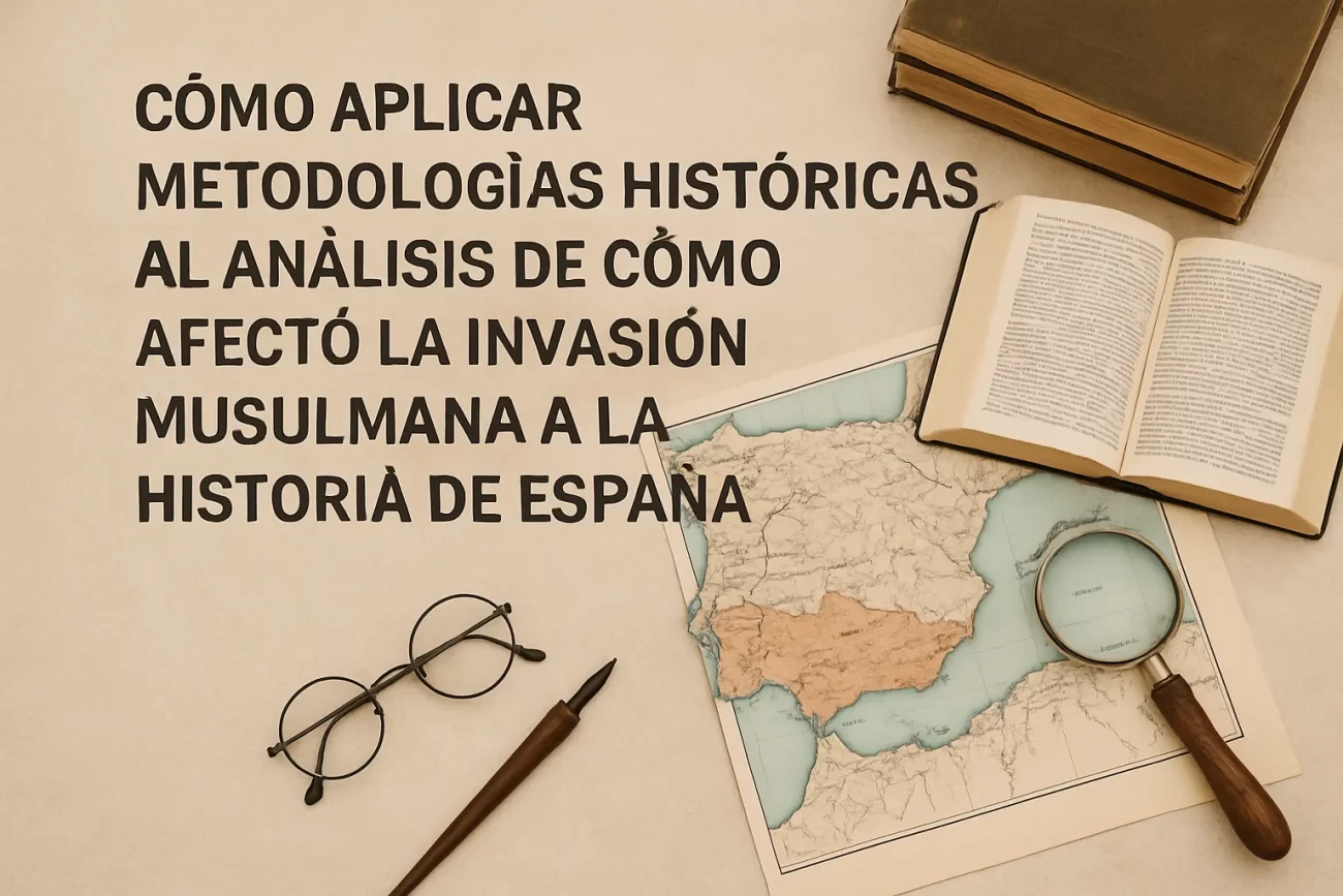 cómo aplicar metodologías históricas al análisis de Cómo afectó la invasión musulmana a la historia de España