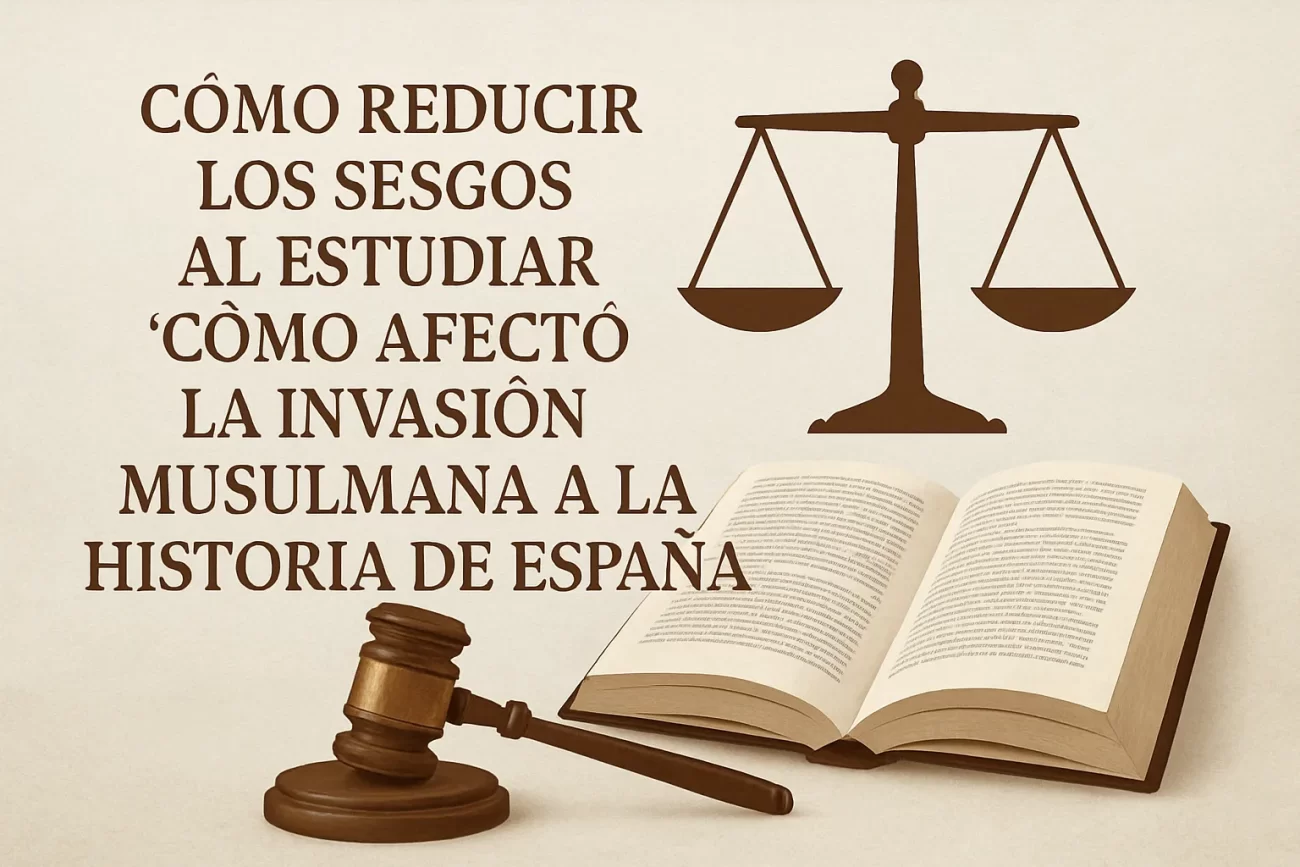 cómo reducir los sesgos al estudiar Cómo afectó la invasión musulmana a la historia de España