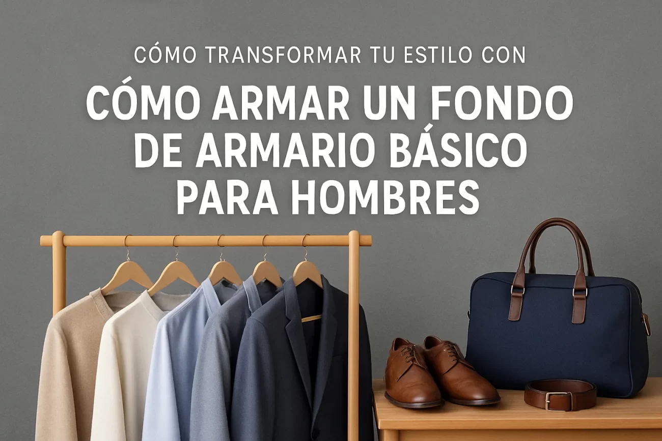 cómo transformar tu estilo con Cómo armar un fondo de armario básico para hombres