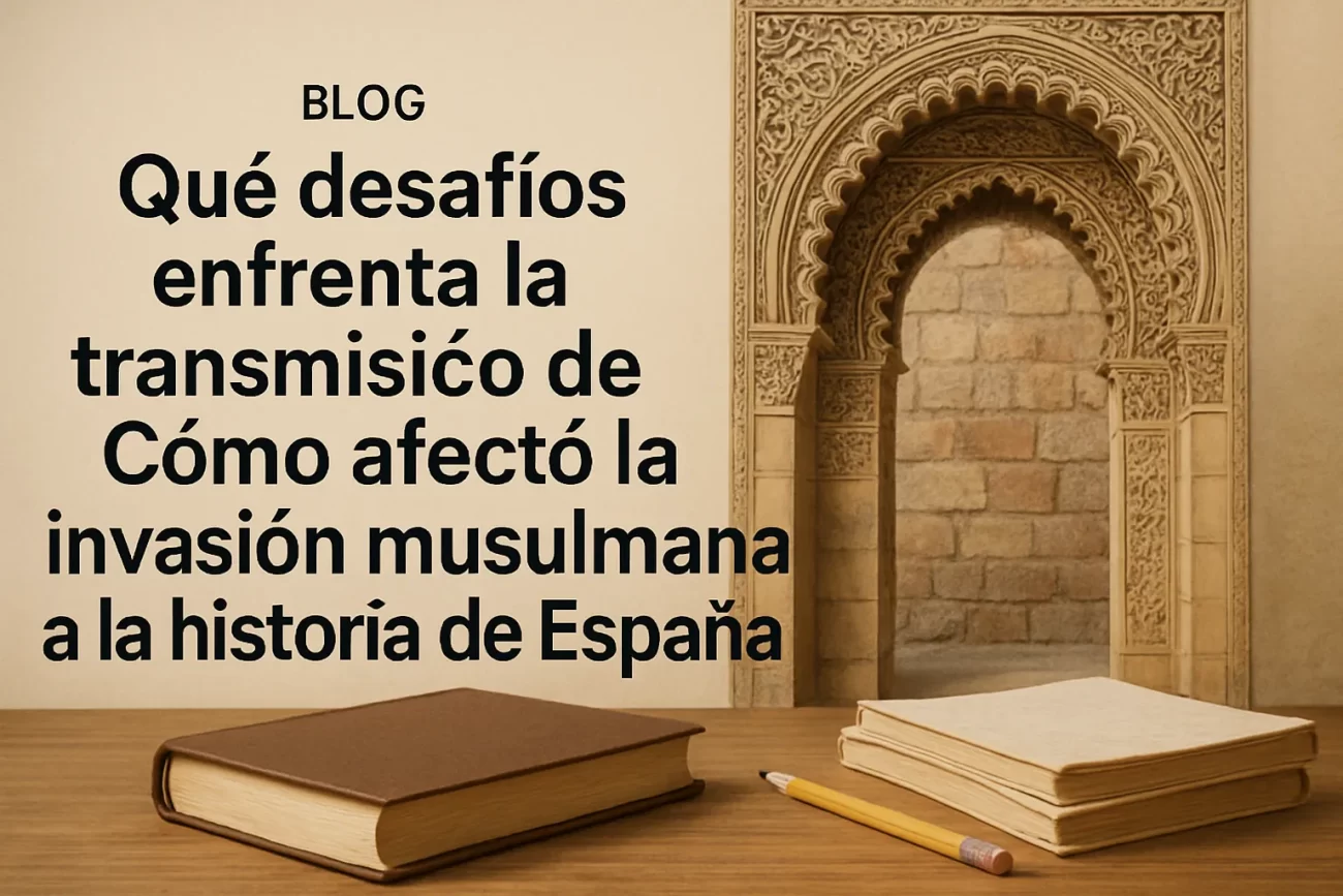 qué desafíos enfrenta la transmisión de Cómo afectó la invasión musulmana a la historia de España