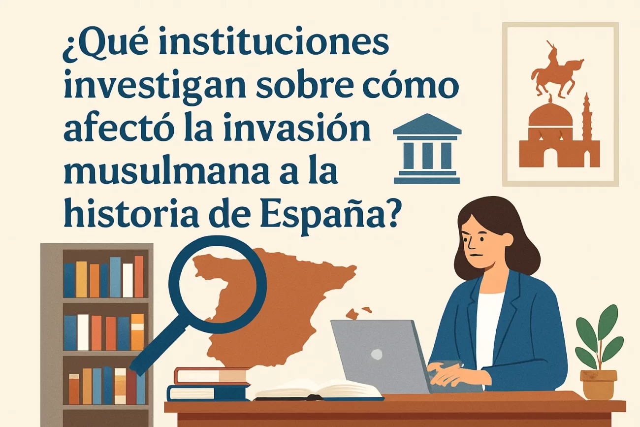 qué instituciones investigan sobre Cómo afectó la invasión musulmana a la historia de España
