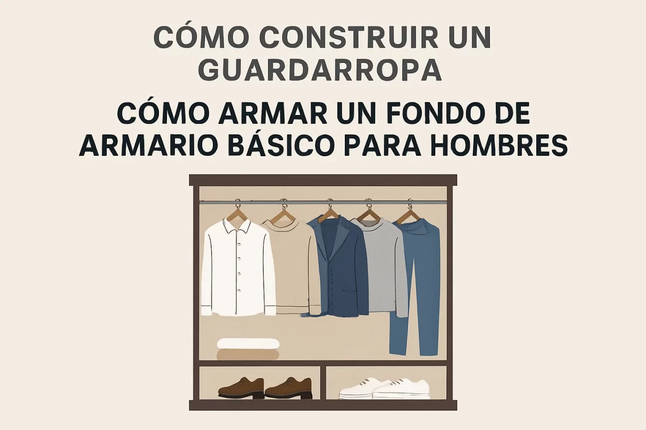 cómo construir un guardarropa con Cómo armar un fondo de armario básico para hombres