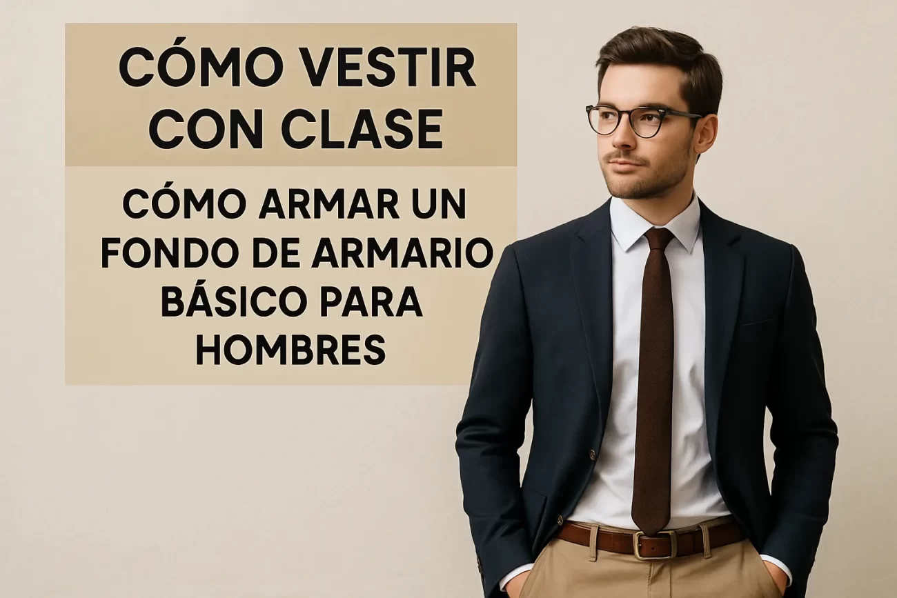 cómo vestir con clase usando Cómo armar un fondo de armario básico para hombres