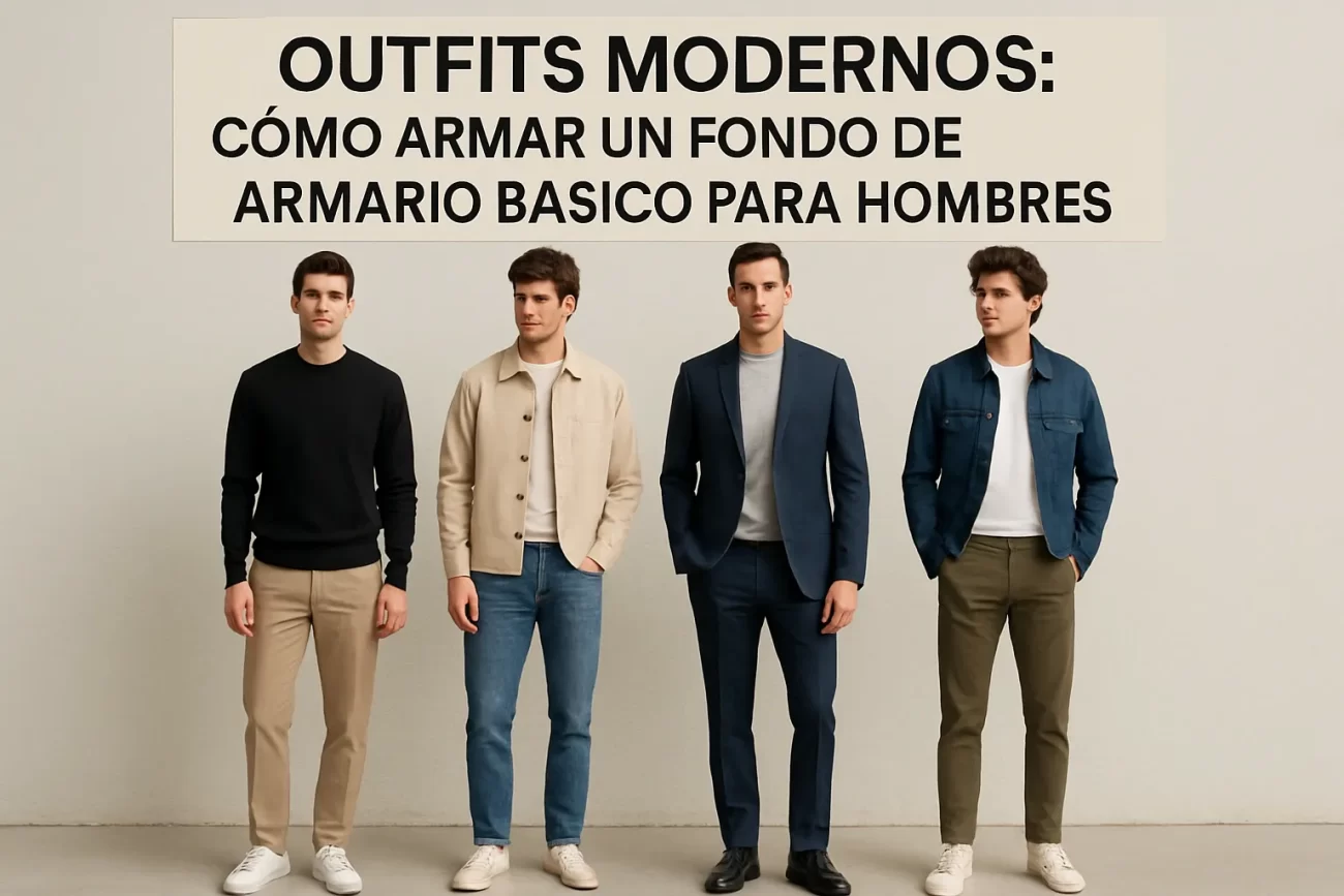 outfits modernos para Cómo armar un fondo de armario básico para hombres