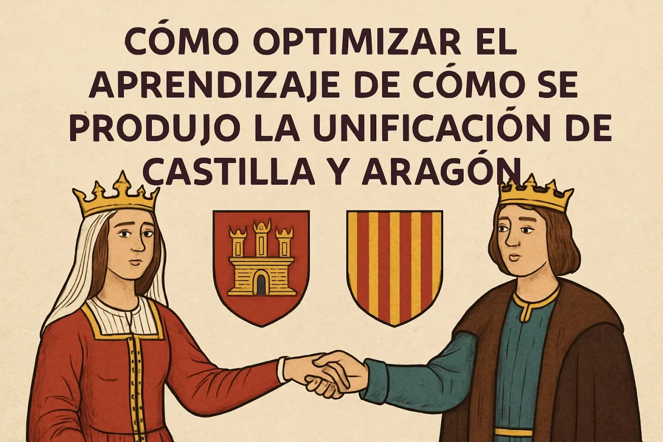 cómo optimizar el aprendizaje de Cómo se produjo la unificación de Castilla y Aragón