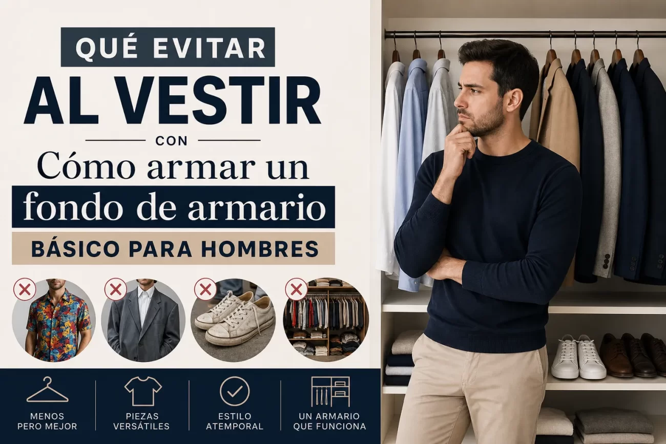que-evitar-al-vestir-con-Como-armar-un-fondo-de-armario-basico-para-hombres - Hunter Magazine qué evitar al vestir con Cómo armar un fondo de armario básico para hombres