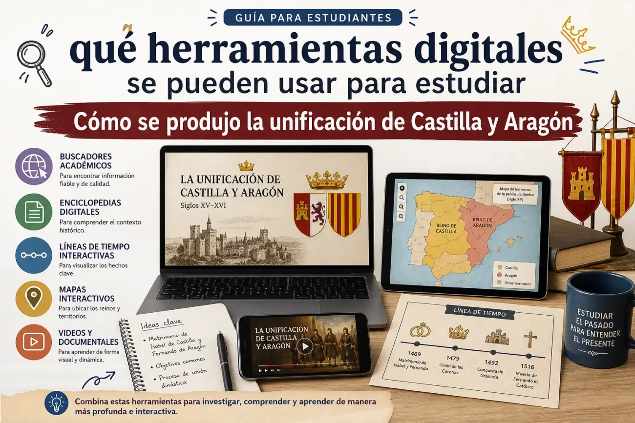 que-herramientas-digitales-se-pueden-usar-para-estudiar-Como-se-produjo-la-unificacion-de-Castilla-y-Aragon - Hunter Magazine qué herramientas digitales se pueden usar para estudiar Cómo se produjo la unificación de Castilla y Aragón