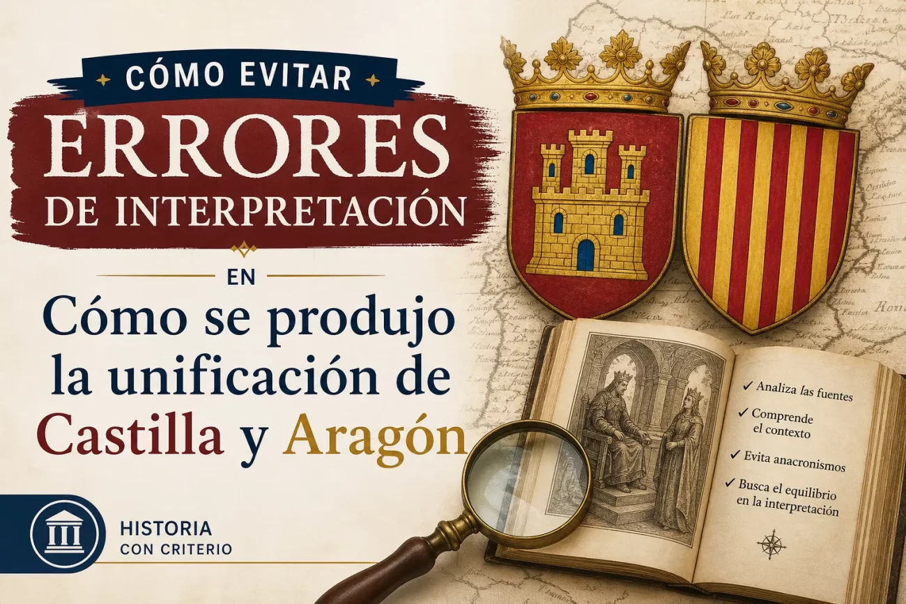 cómo evitar errores de interpretación en Cómo se produjo la unificación de Castilla y Aragón