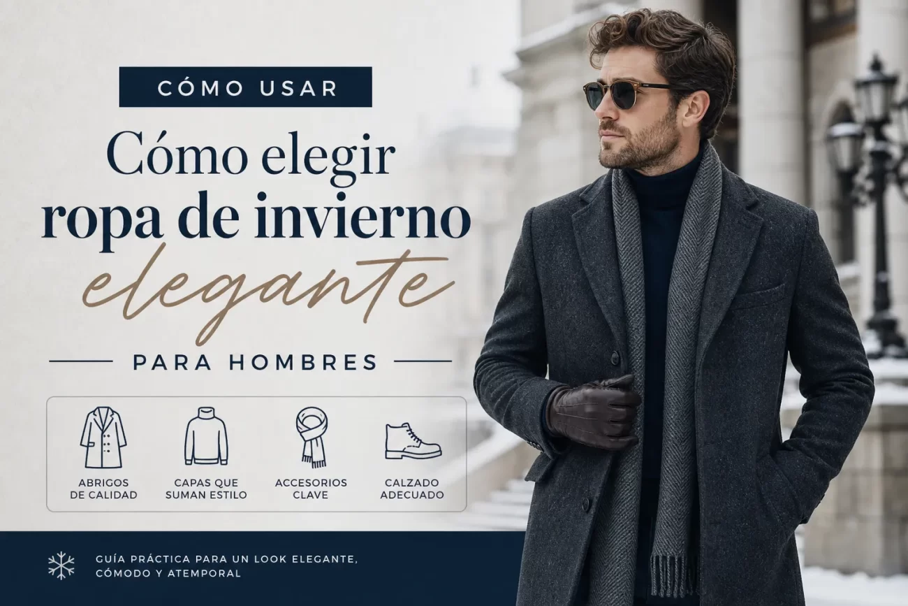 cómo usar Cómo elegir ropa de invierno elegante para hombres