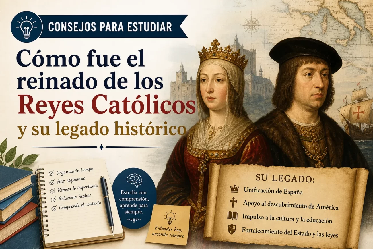 consejos para estudiar Cómo fue el reinado de los Reyes Católicos y su legado histórico