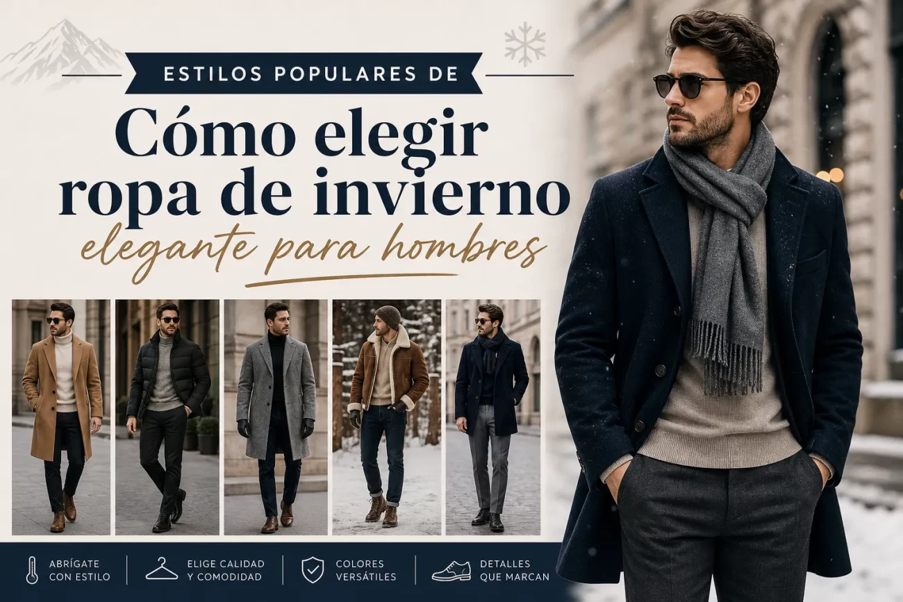estilos populares de Cómo elegir ropa de invierno elegante para hombres